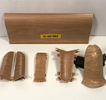 Плинтус Плинтус Ideal Comfort 55mm Клен темный 264 фото 1 | FLOORDEALER